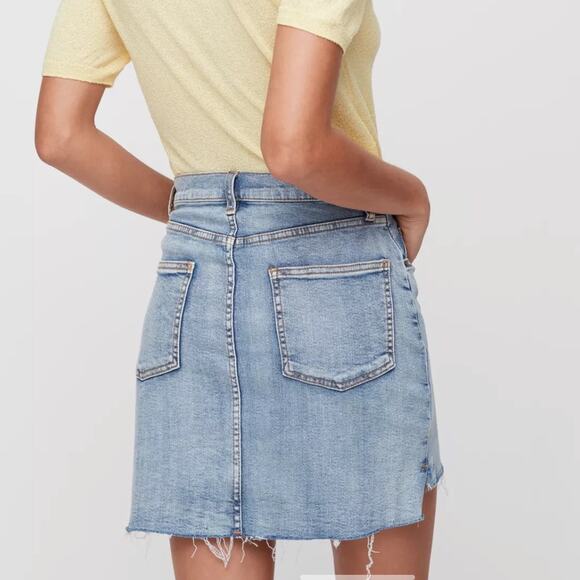 Aritzia Wilfred Free Tanit Denim Skirt Size 2 - Picture 2 of 7